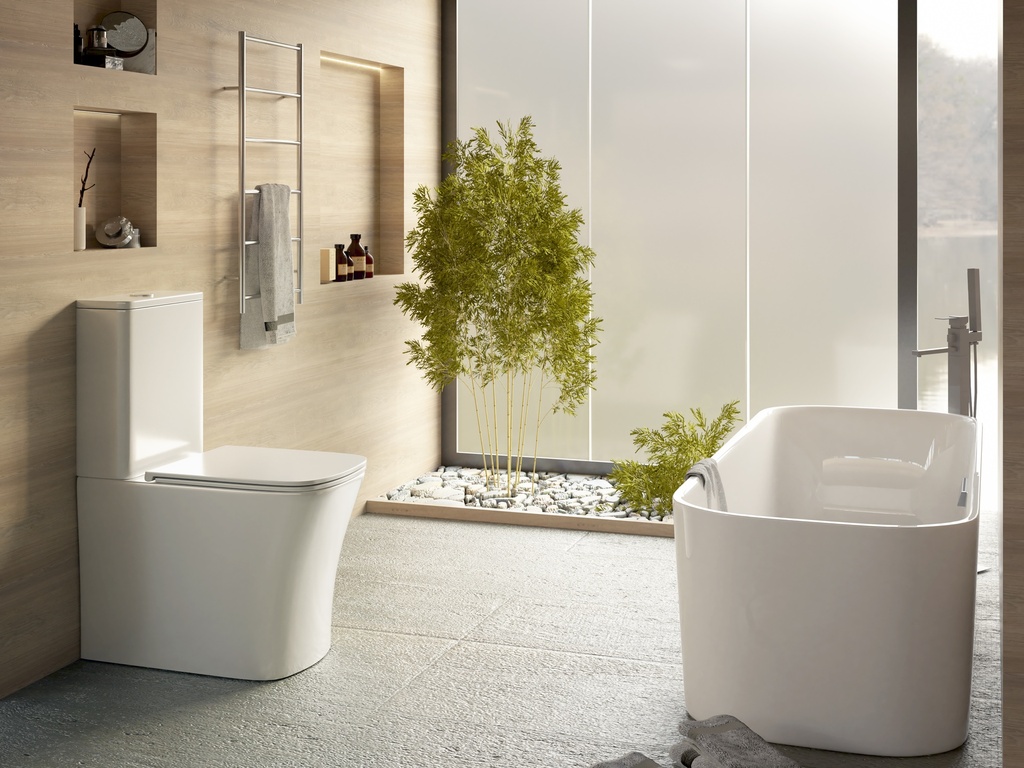 TWO PIECE TOILET NIKKO COMPACT UF