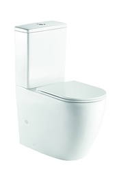 [00334 / SA.PACKGENOVA] TWO PIECE TOILET GENOVA COMPACT GLAZE WHITE