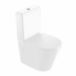 [009382 / SA.PACKTURIN] TURÍN Two pice toilet. BTW. Compact (Glaze white)